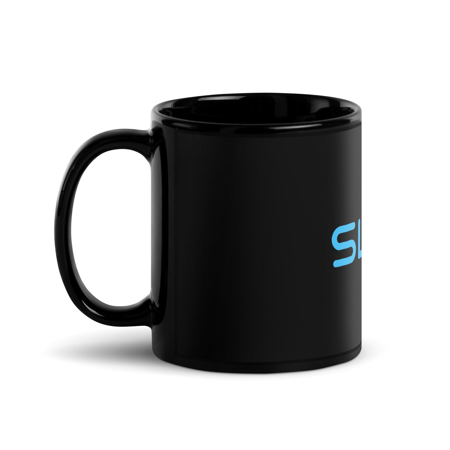 SLAB Black Glossy Mug image 1