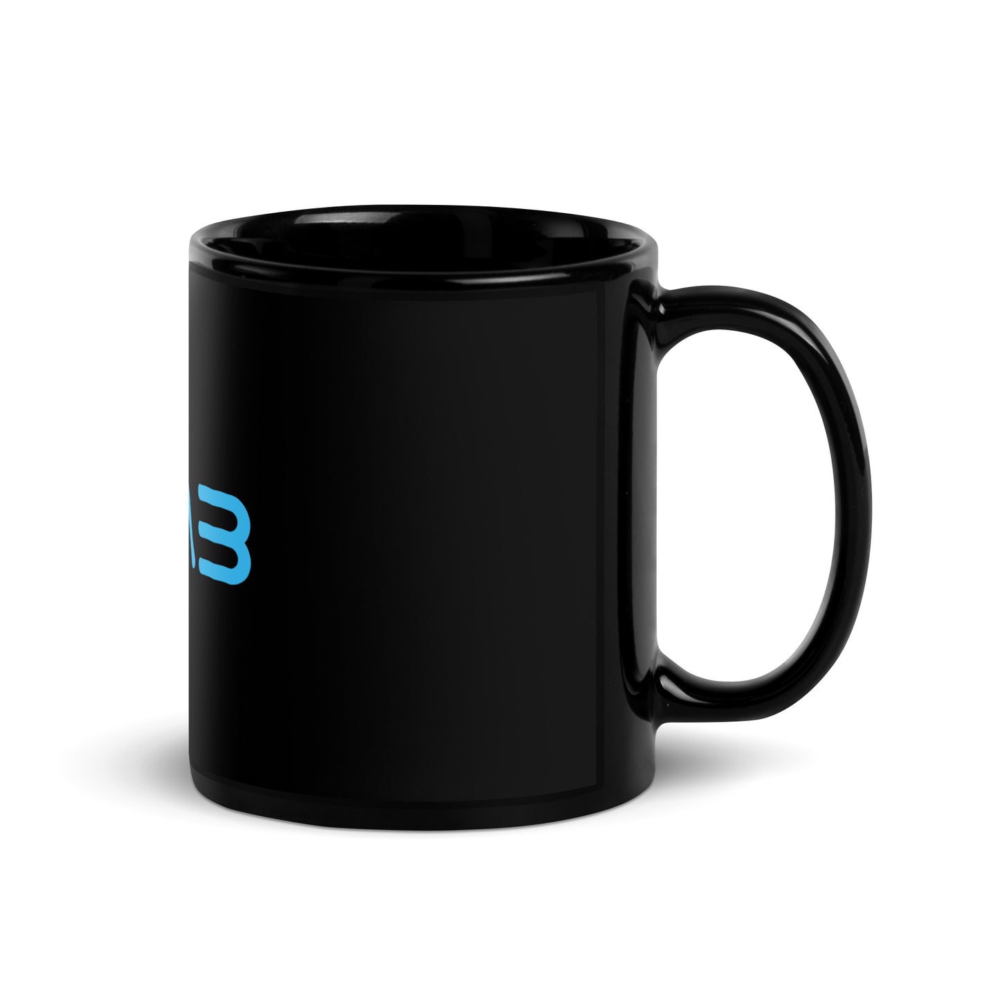 SLAB Black Glossy Mug image 2