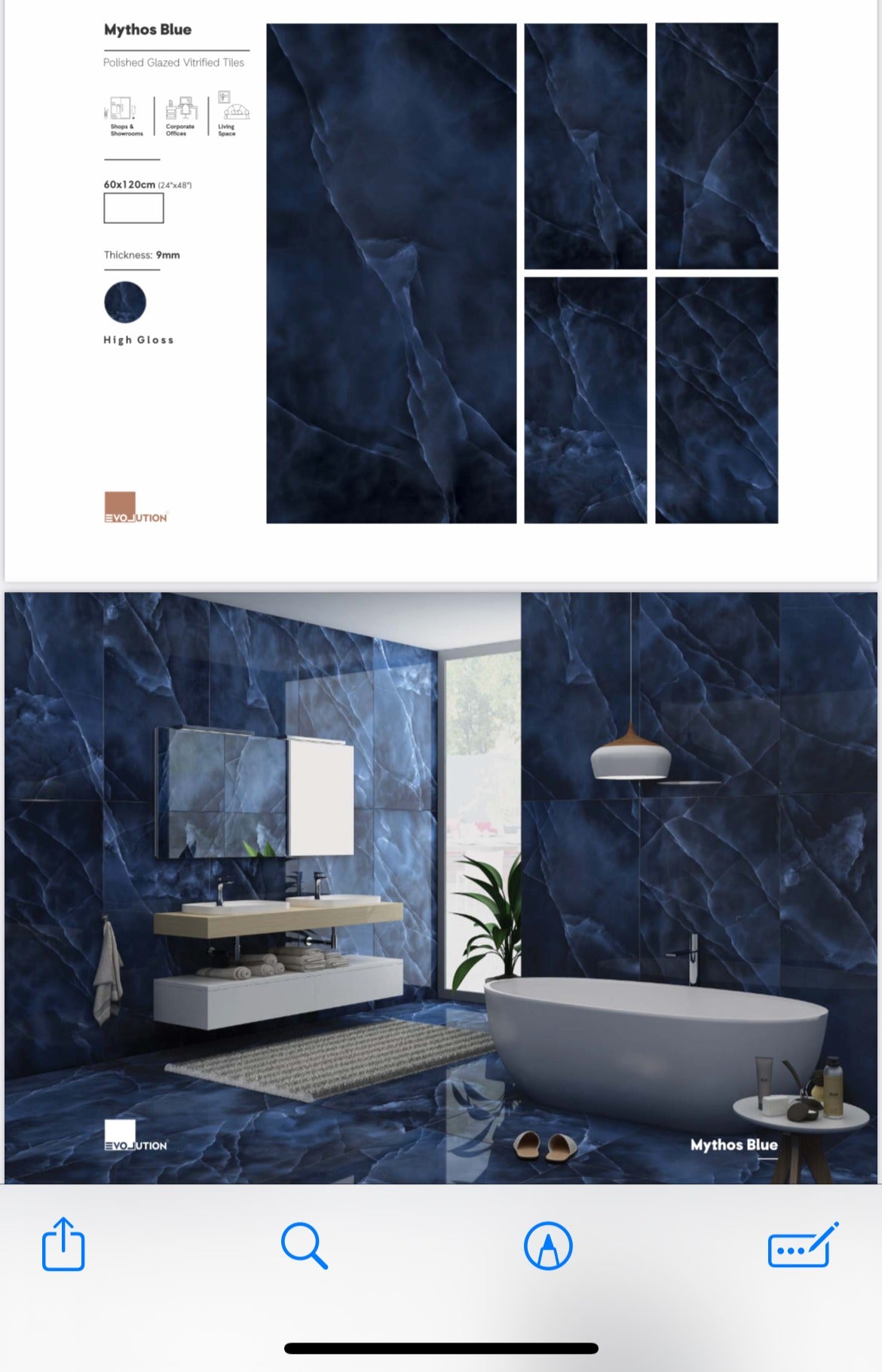 Mythos Blue 60x120 image 1