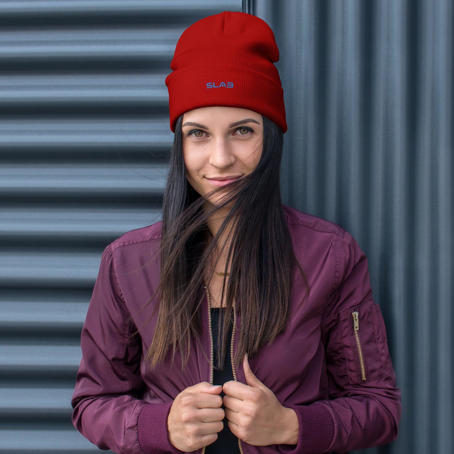 SLAB Embroidered Beanie image 1