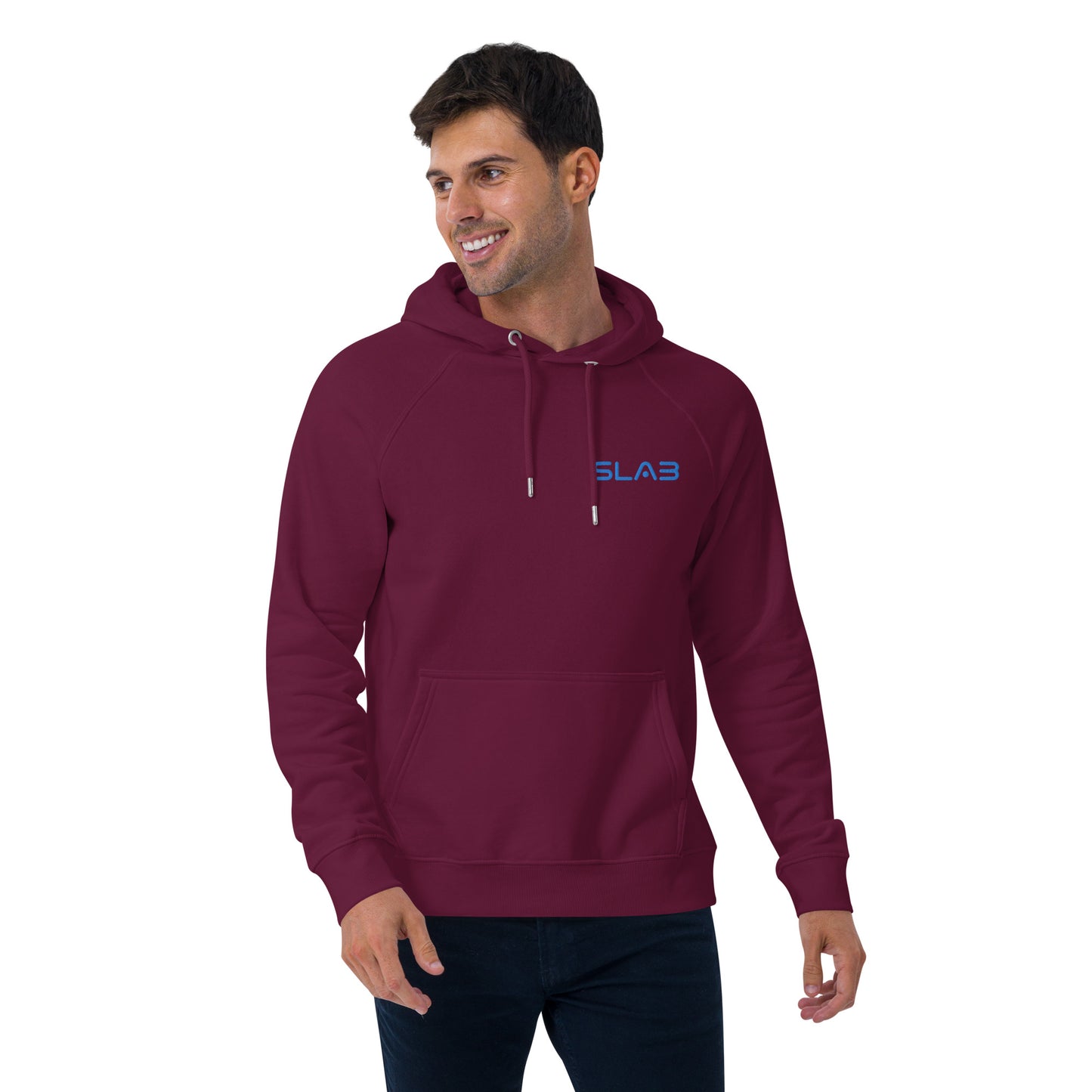 SLAB Unisex eco raglan hoodie image 7