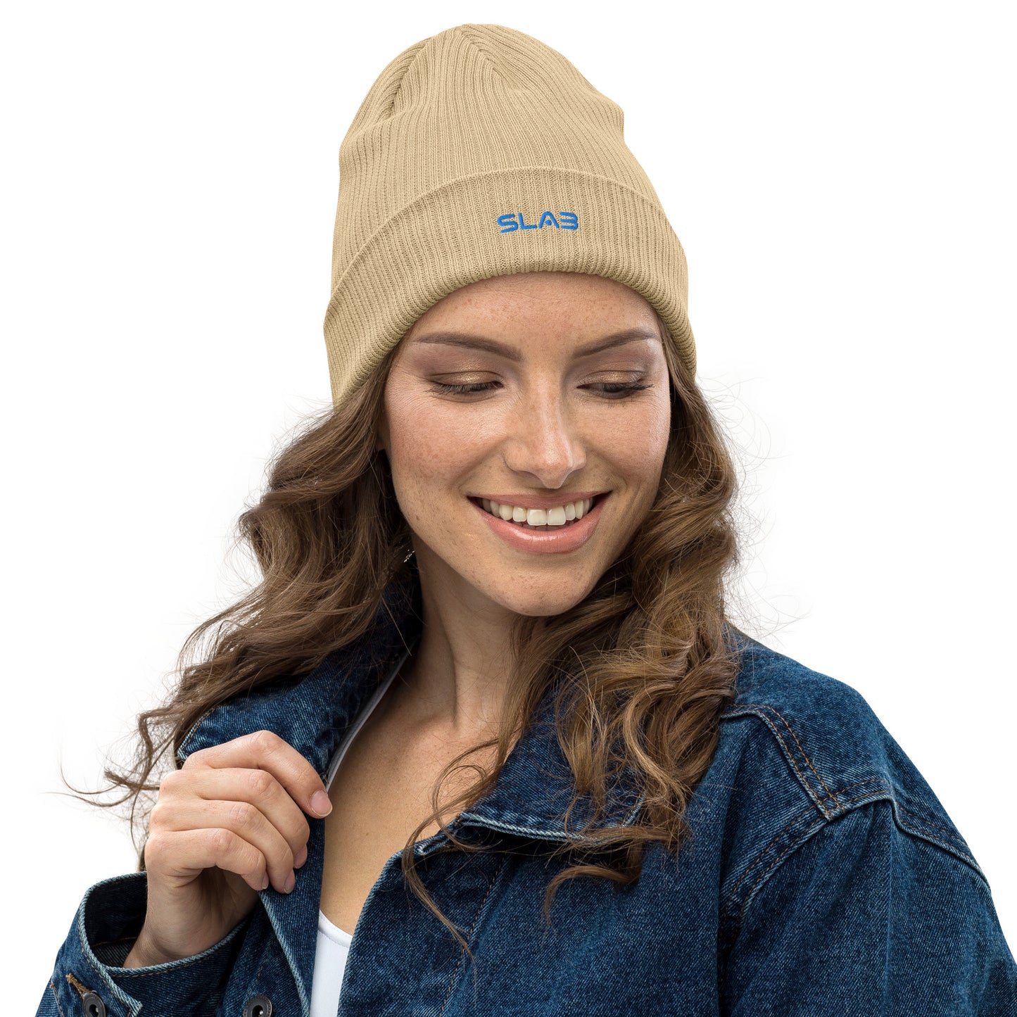 SLAB Organic ribbed beanie image 3