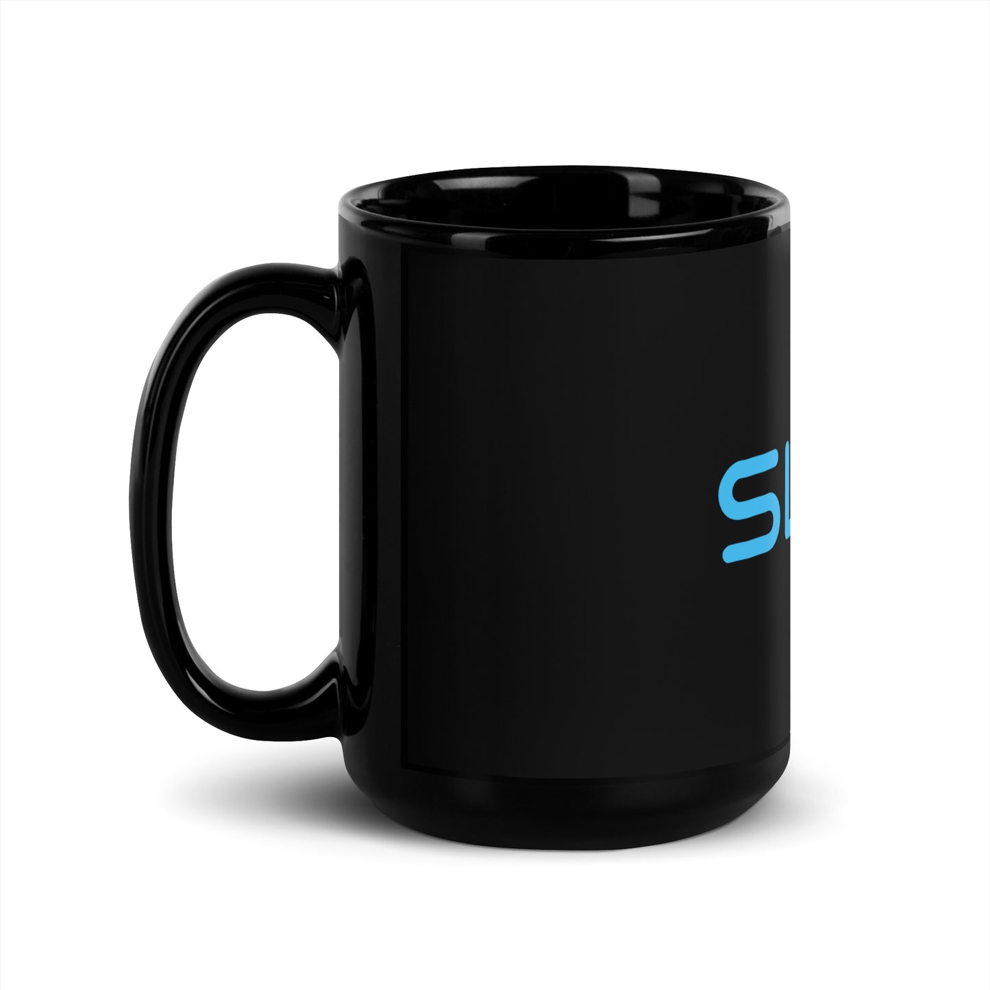 SLAB Black Glossy Mug image 4