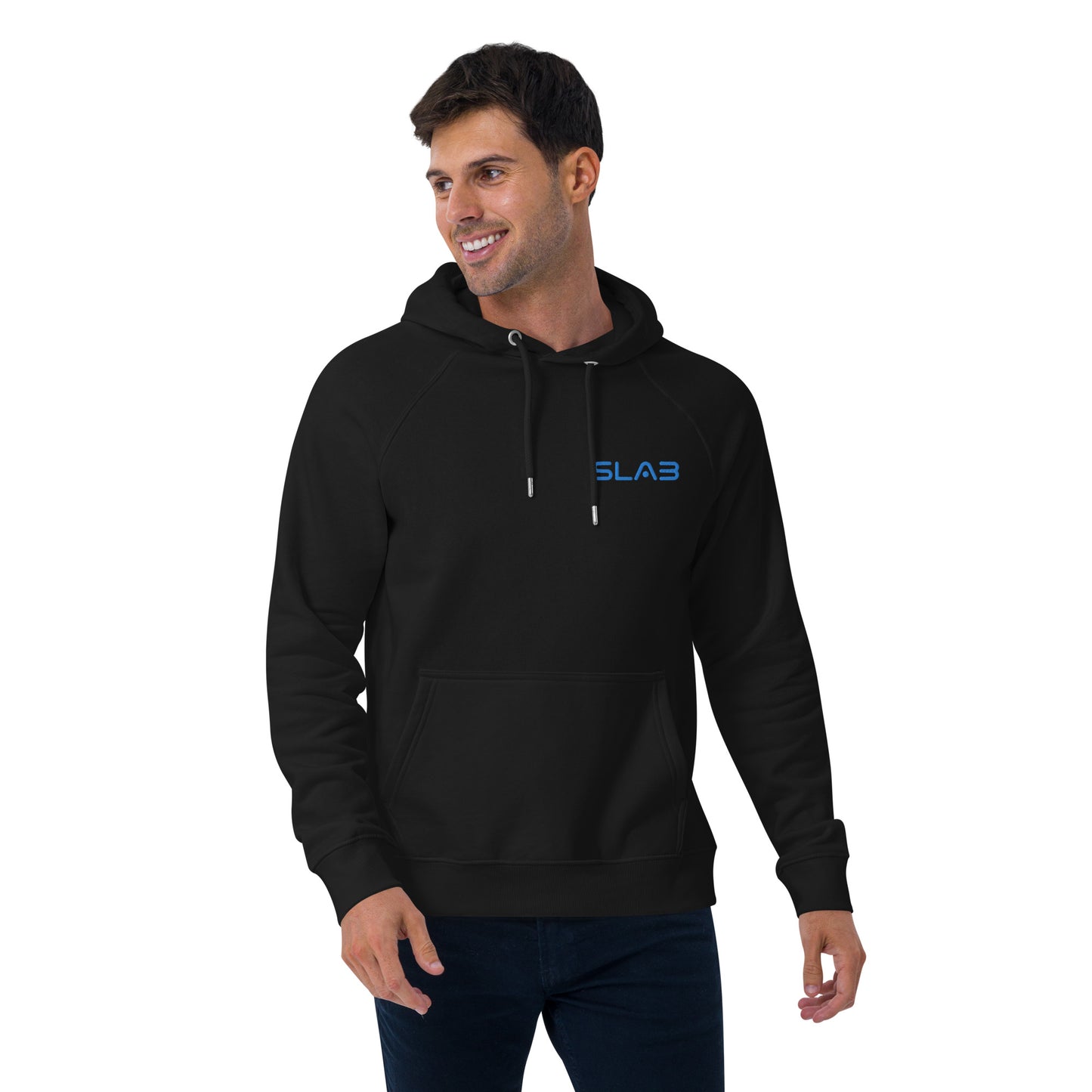 SLAB Unisex eco raglan hoodie image 2
