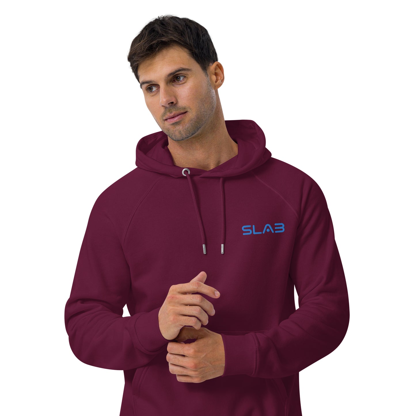SLAB Unisex eco raglan hoodie image 9