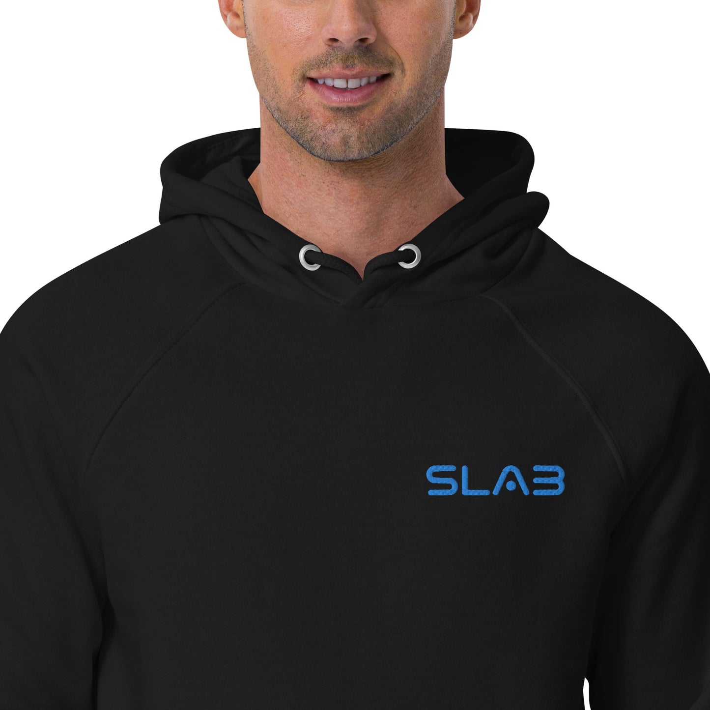 SLAB Unisex eco raglan hoodie image 1
