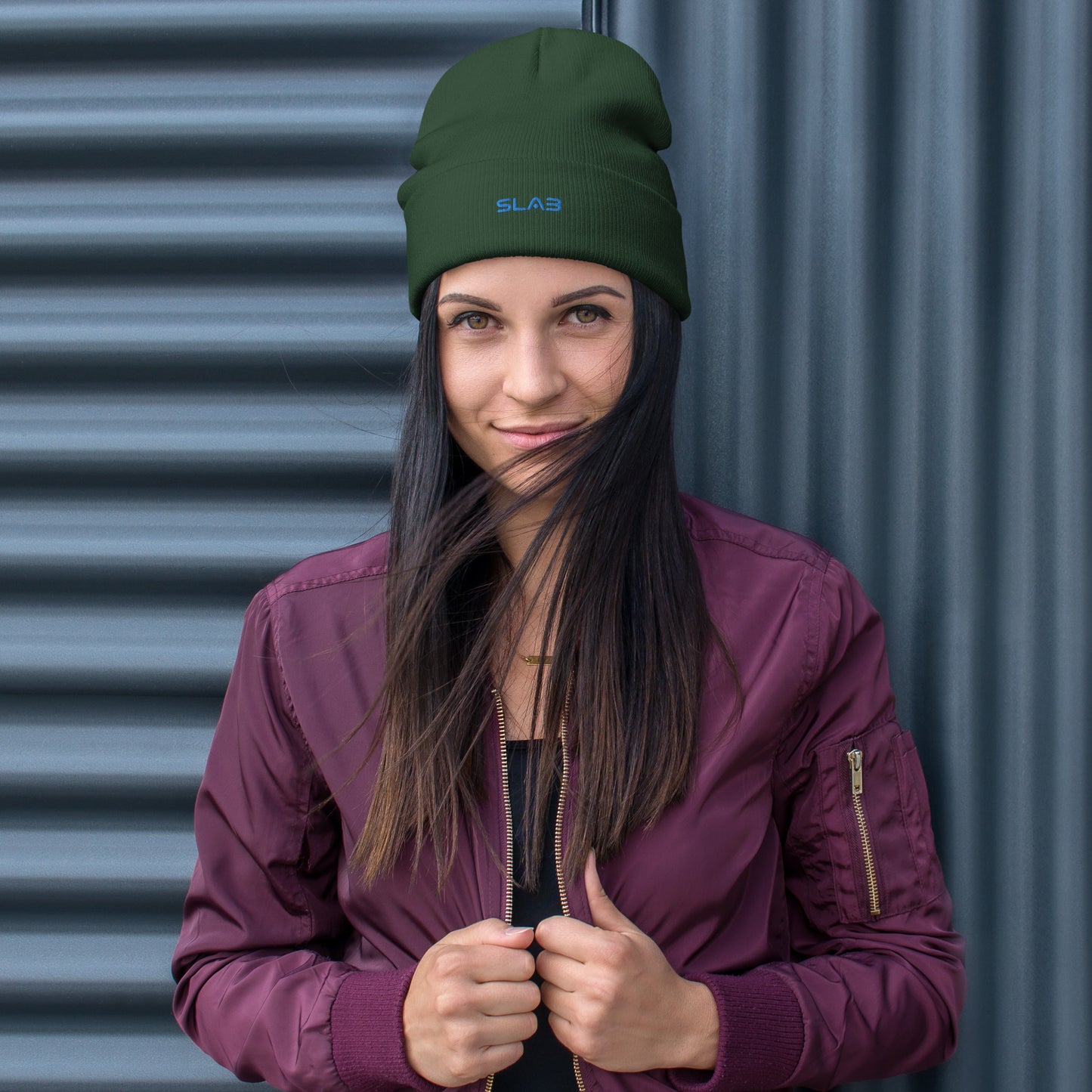 SLAB Embroidered Beanie image 3