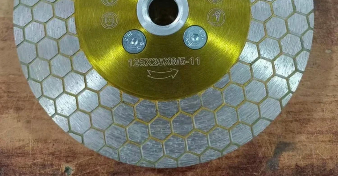 BeeSting Dual Diamond Blade 125mm x10 Cutter & Shaper(choose your own design) image 4