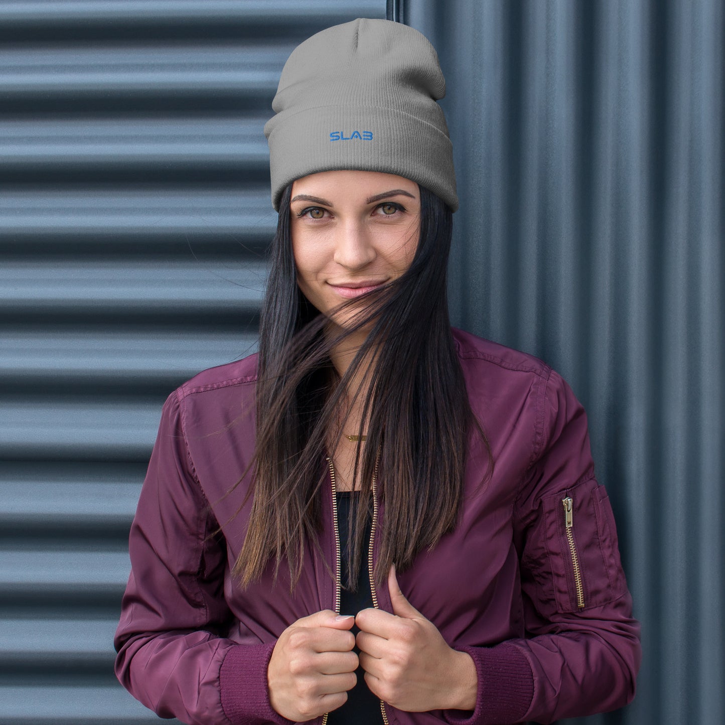 SLAB Embroidered Beanie image 4