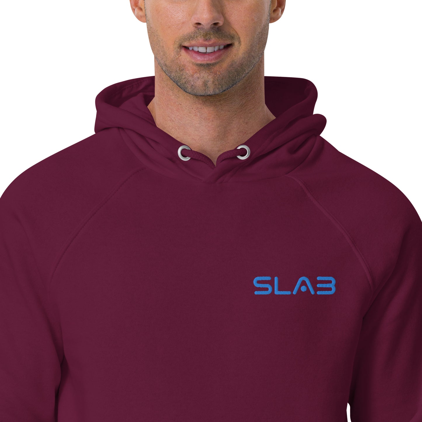 SLAB Unisex eco raglan hoodie image 5