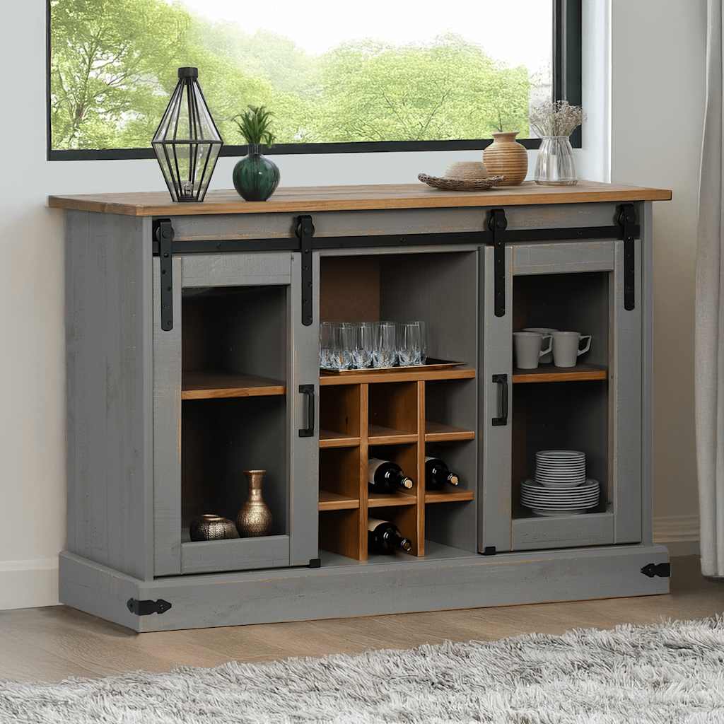 Ambrin Pinewood Sideboard