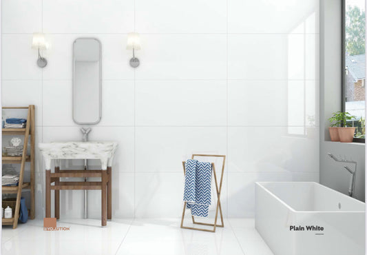 Plain White Polished 60x120 image 0