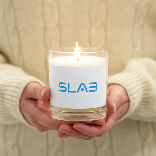 SLAB Glass jar soy wax candle image 0