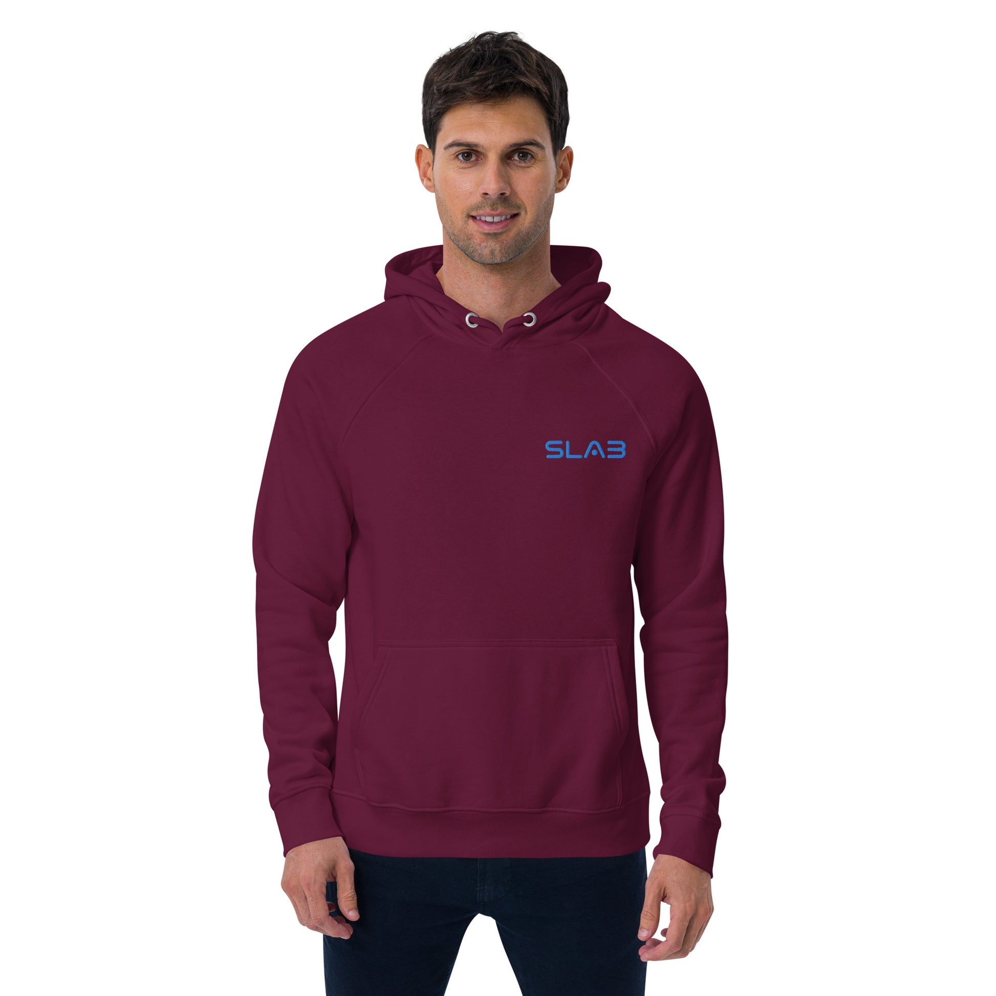 SLAB Unisex eco raglan hoodie image 6