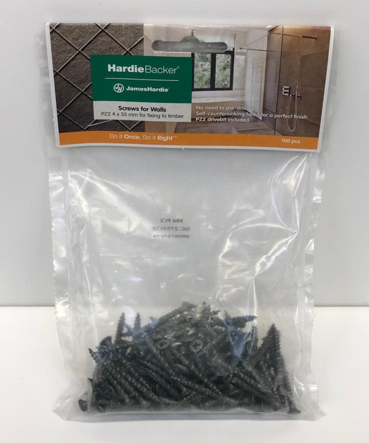 Hardibacker 35mm screws (100 pack ) PZ2 image 0