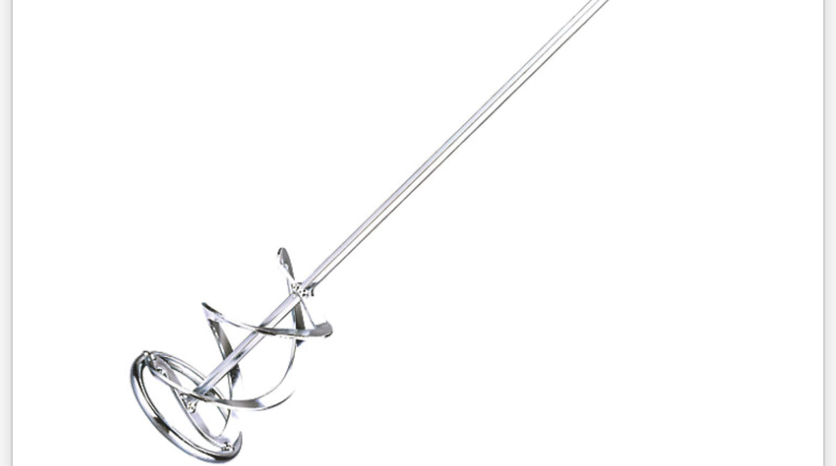 ERBAUER HEX SHANK MIXER PADDLE 120MM X 600MM image 0