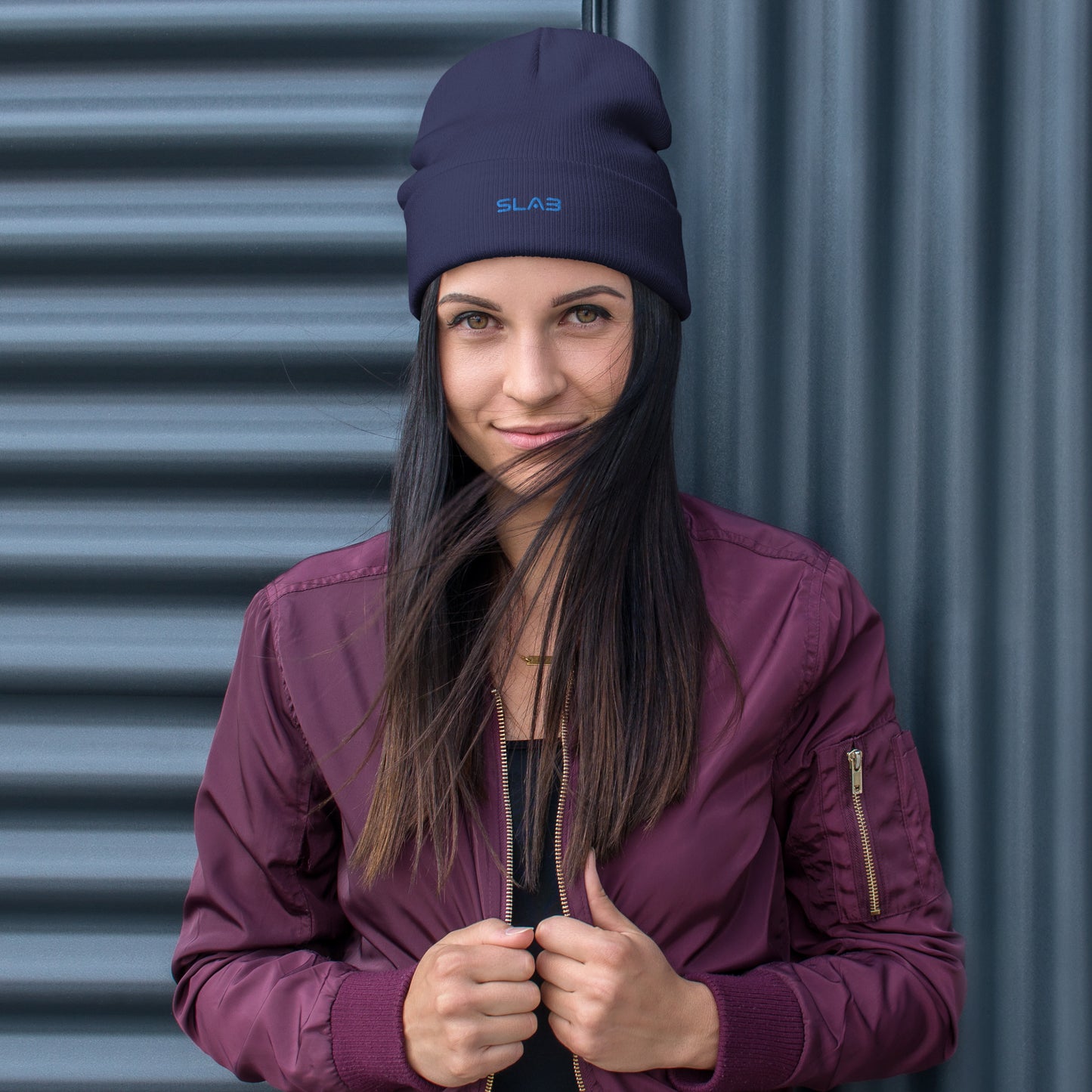 SLAB Embroidered Beanie image 2