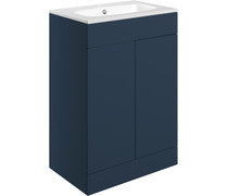 Athena 615mm Floor Standing 2 Door Basin Unit & Basin