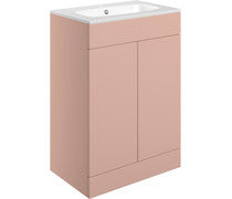 Athena 615mm Floor Standing 2 Door Basin Unit & Basin