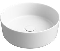 Delia 355mm Ceramic Round Washbowl & Waste