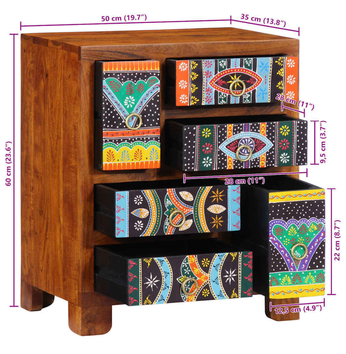 Tenvik Acacia Wood - 50cm