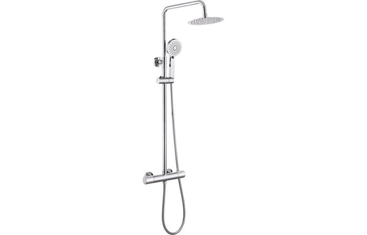 Gibraltar Cool-Touch Thermostatic Mixer Shower w/Riser & Overhead Kit