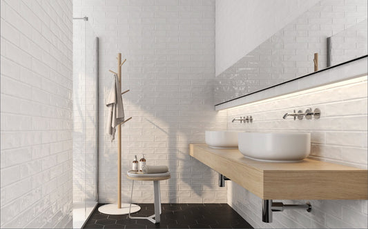 Pris Shiny White 7.5x30 cm