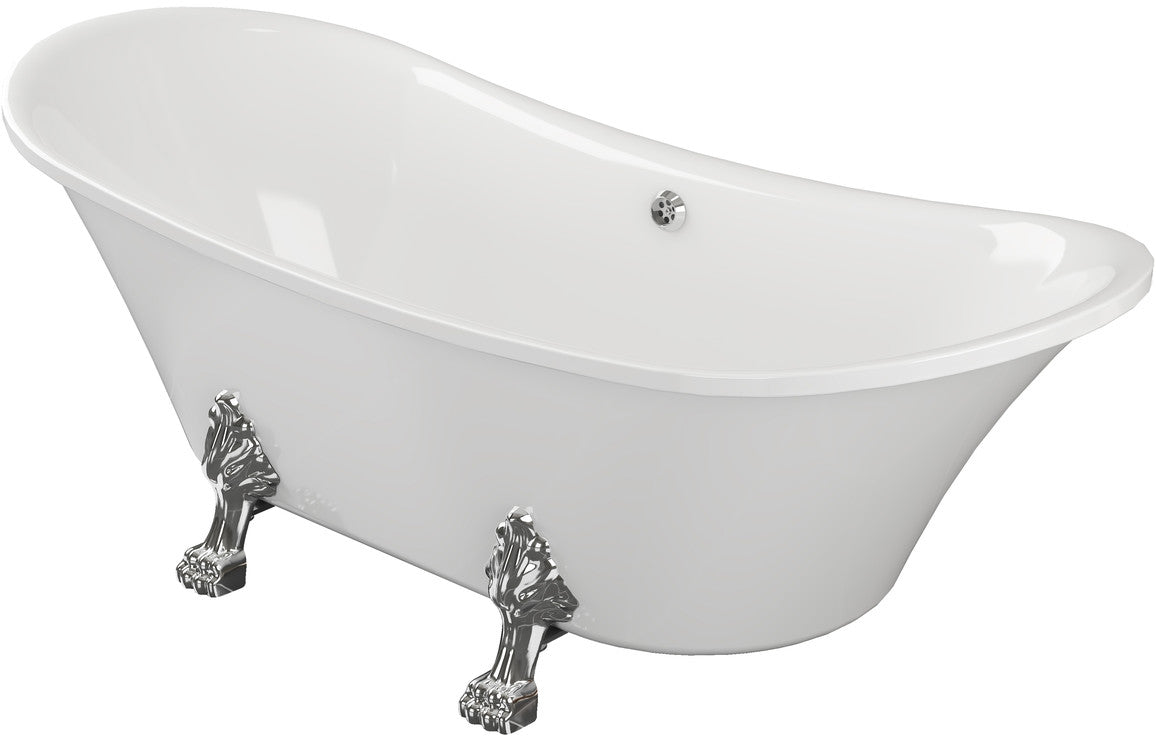 Marcella Freestanding 1760x710x775mm 0TH Bath w/Feet