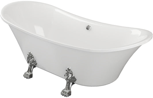 Marcella Freestanding 1760x710x775mm 0TH Bath w/Feet