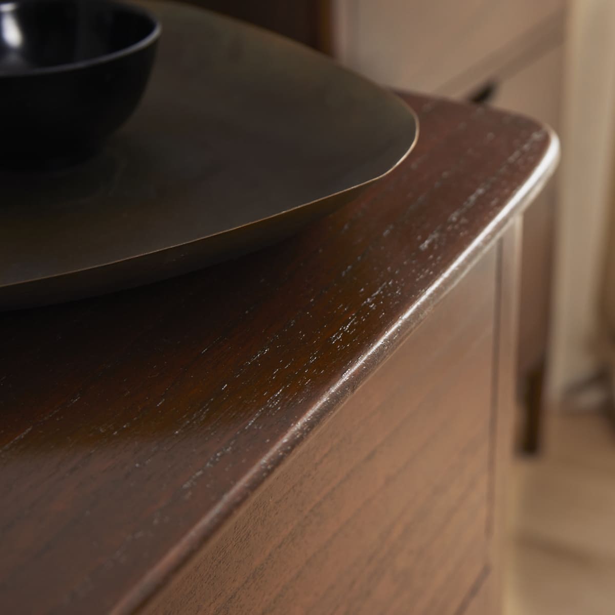 Norway Walnut Chest of 3 Drawers