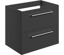 Nico 590mm Wall Hung 2 Drawer Basin Unit (No Top)