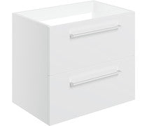 Nico 590mm Wall Hung 2 Drawer Basin Unit (No Top)