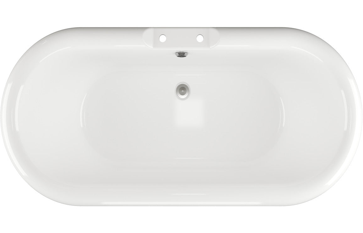 Septimus Freestanding 1690x740x620mm 2TH Bath w/Feet