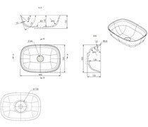 Thalia 460x320mm Resin Washbowl