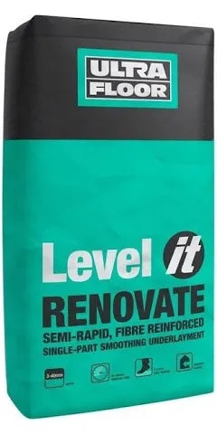 UltraFloor Level It Renovate single part rapid set fibre reinforced leveller image 0