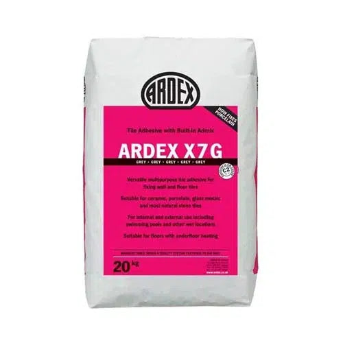 ARDEX X7 G STANDARD SET S1 GREY ADHESIVE 20KG image 0