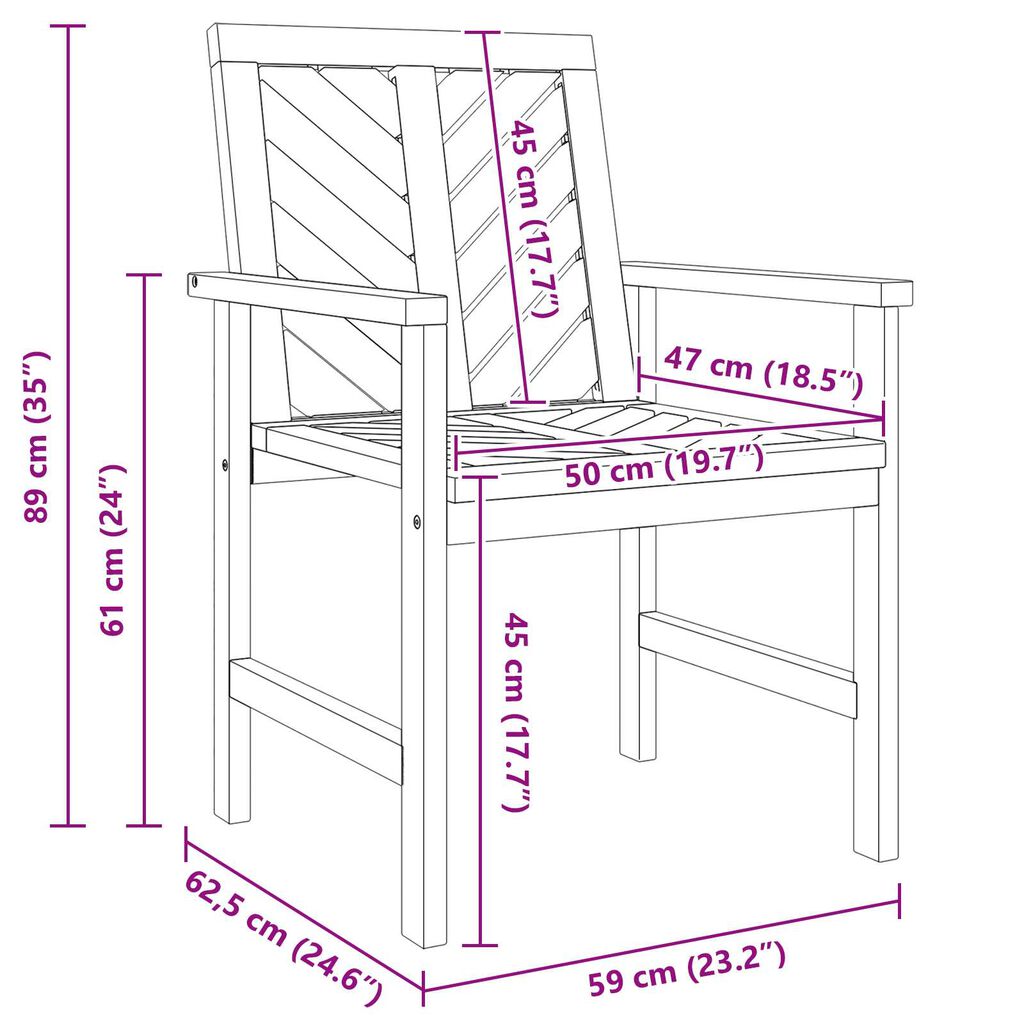 Hald Acacia Wood - 100cm