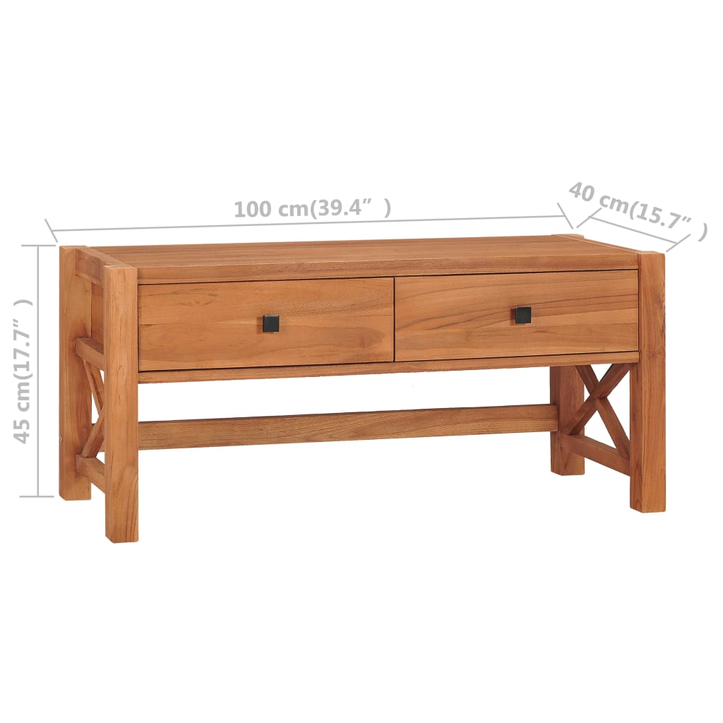 Thalo Teak Wood - 100/140 cm