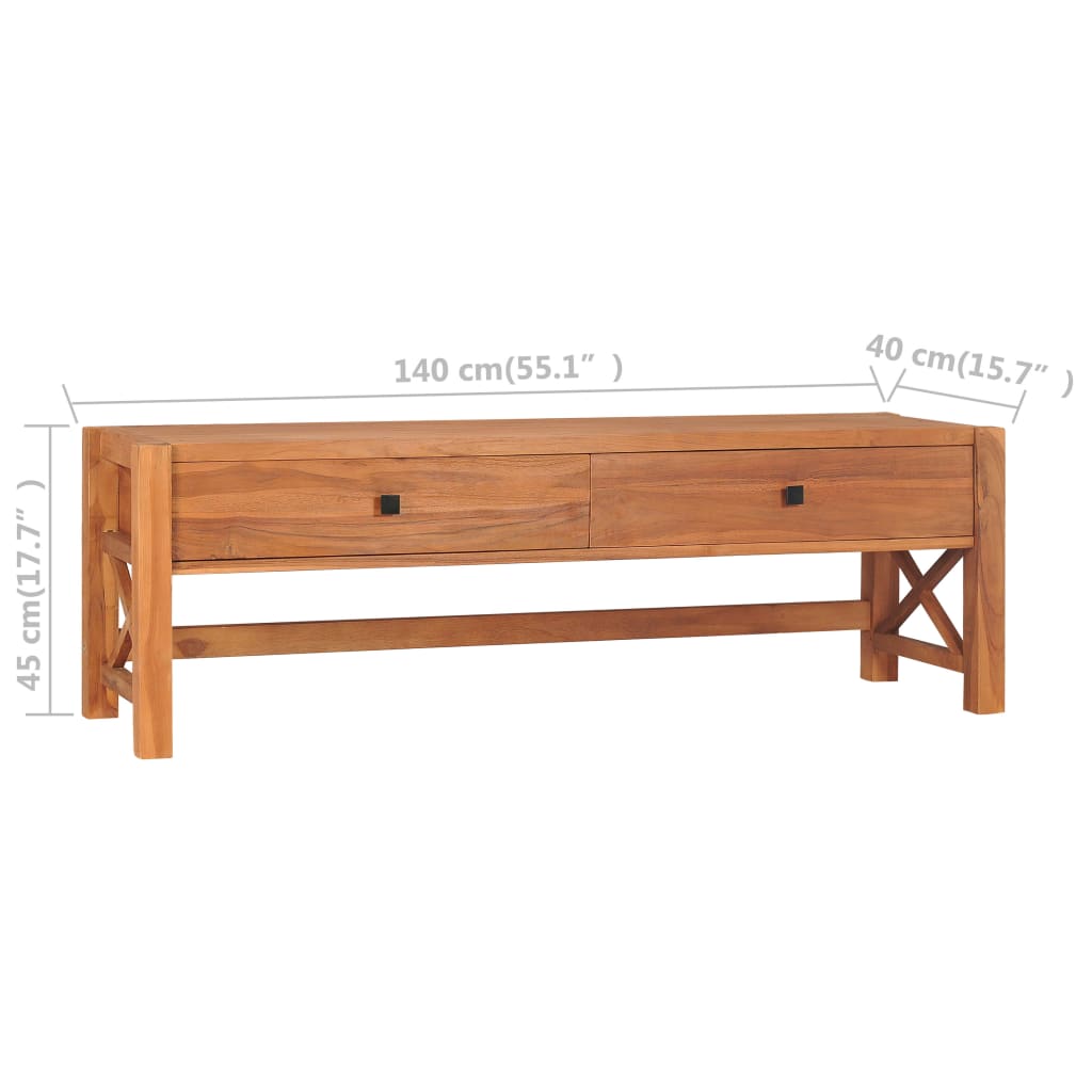 Thalo Teak Wood - 100/140 cm