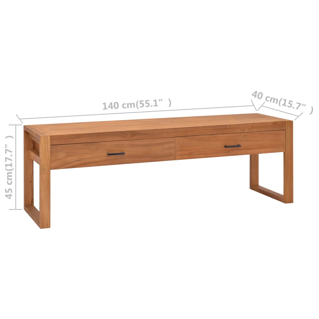 Luri Solid Teak Wood - 140cm