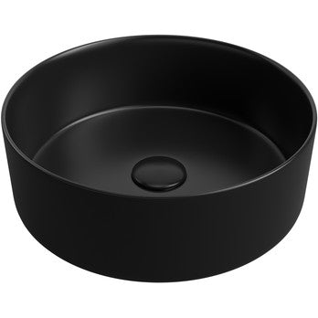 Delia 355mm Ceramic Round Washbowl & Waste