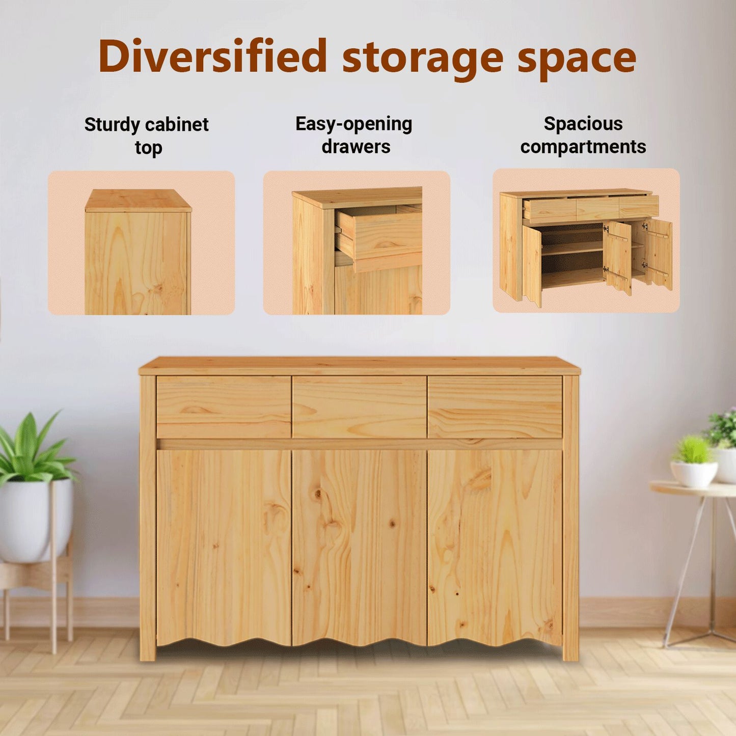 Drammen Oakwood Sideboard